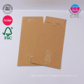 conjunto personalizado de 2 bolsas de papel kraft marrón china para archivo